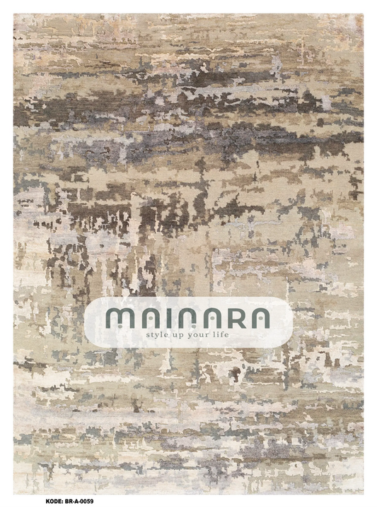 Karpet Abstrak (BR-A-0059) - Brown