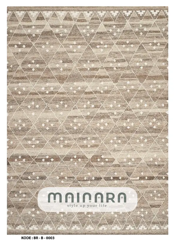Karpet Bohemian (BR-B-0003) - brown