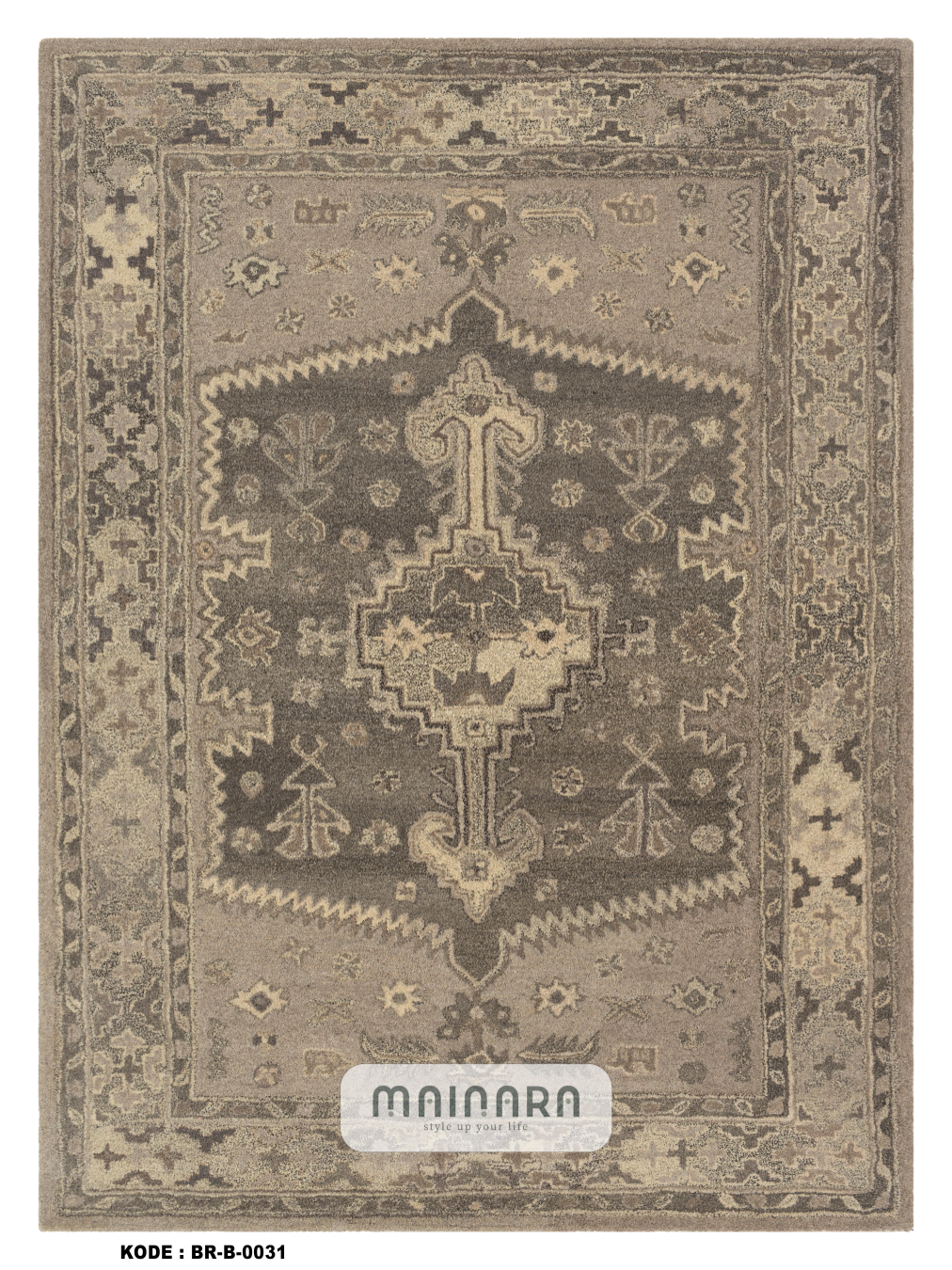 Karpet Bohemian (BR-B-0031) - Brown