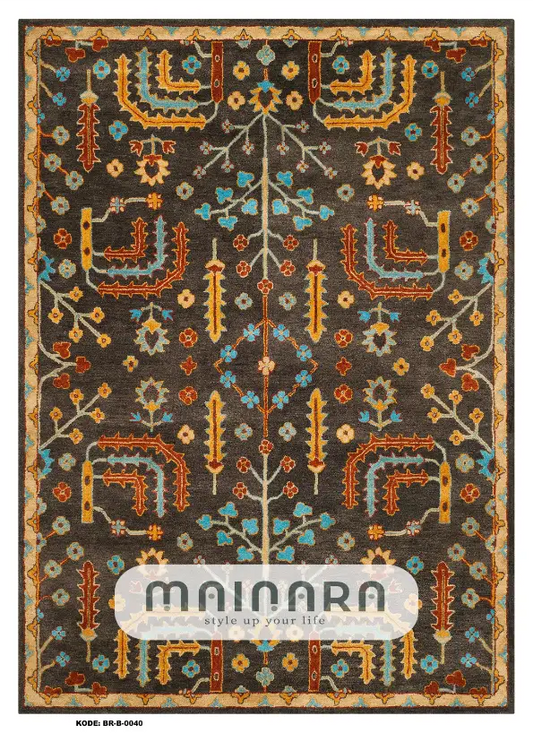 Karpet Bohemian (BR-B-0040) - Brown