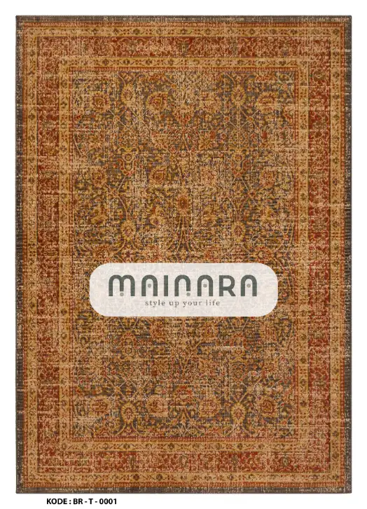 Karpet Tradisional (BR-T-0001) - Brown,Red