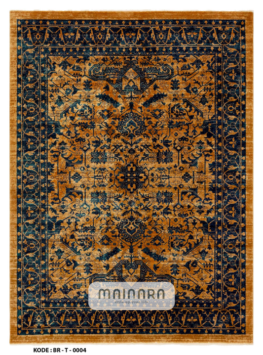 Karpet Tradisional (BR-T-0004) - Brown,Black