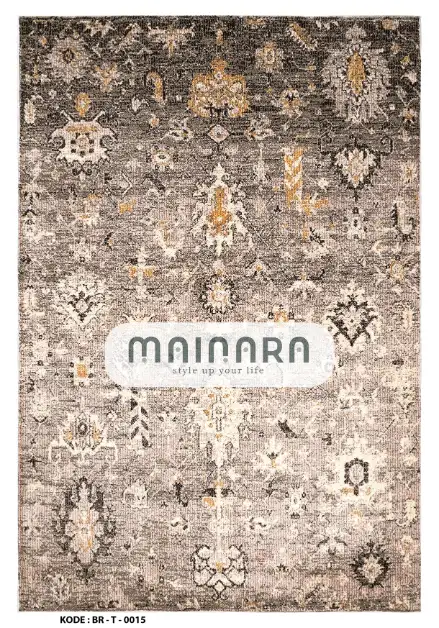 Karpet Tradisional (BR-T-0015) - Brown,Black