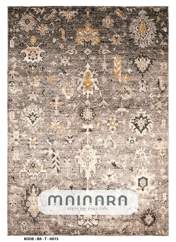 Karpet Tradisional (BR-T-0015) - Brown,Black