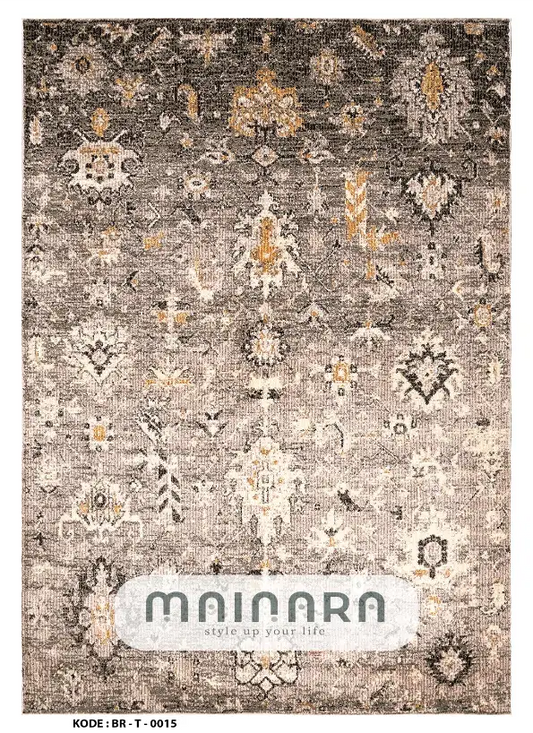 Karpet Tradisional (BR-T-0015) - Brown,Black