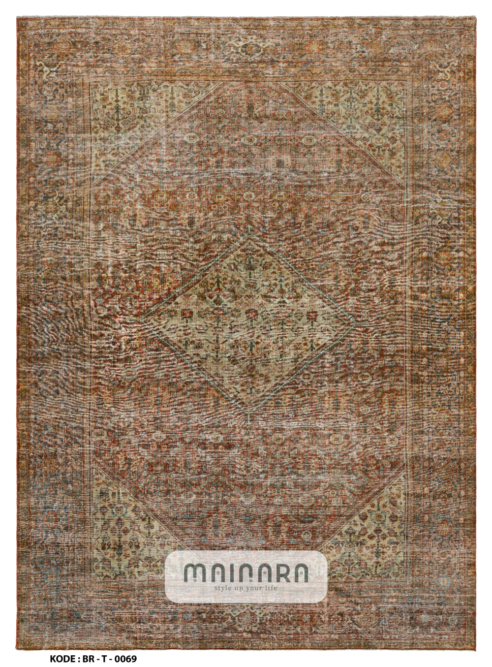 Karpet Tradisional (BR-T-0069) - Brown