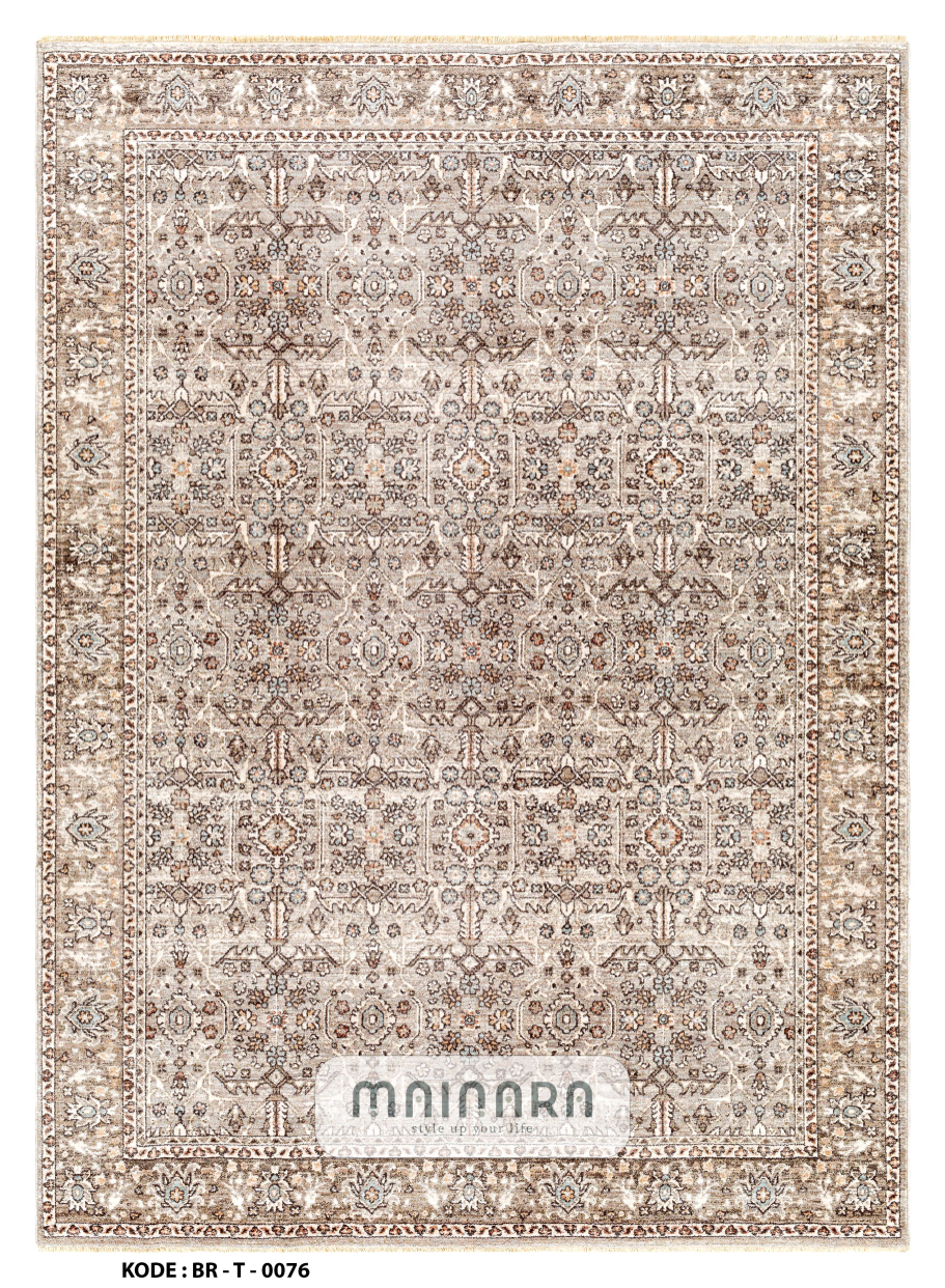 Karpet Tradisional (BR-T-0076) - Brown