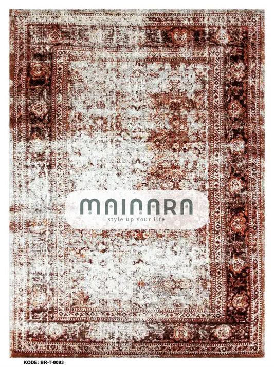 Karpet Tradisional (BR-T-0093) - Brown,Red