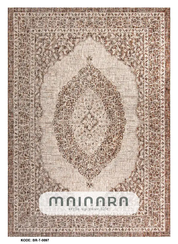 Karpet Tradisional (BR-T-0097) - Brown