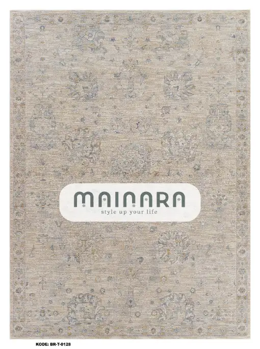 Karpet Tradisional (BR-T-0128) - Brown,Cream