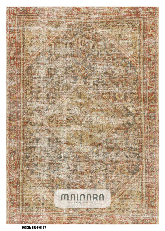 Karpet Tradisional (BR-T-0137) - Brown
