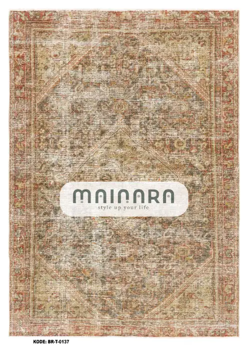 Karpet Tradisional (BR-T-0137) - Brown