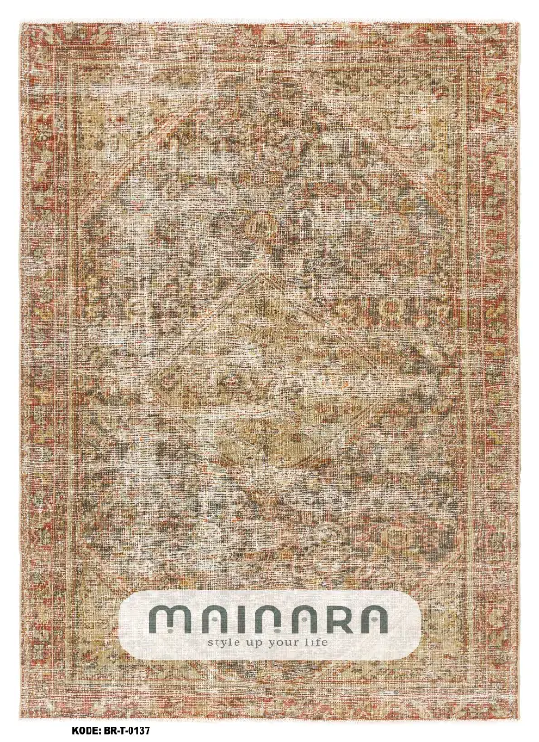 Karpet Tradisional (BR-T-0137) - Brown