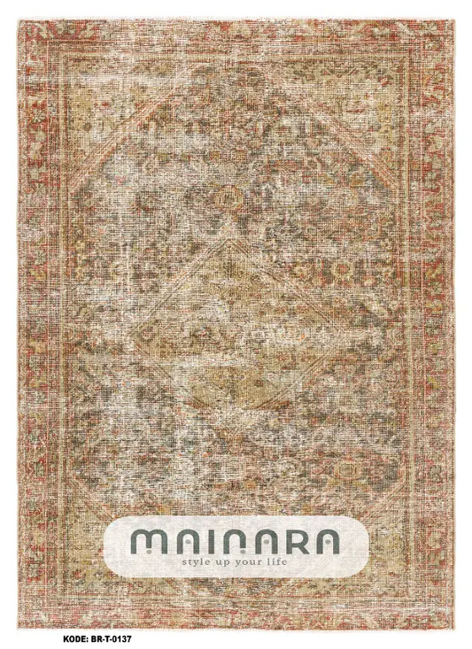 Karpet Tradisional (BR-T-0137) - Brown