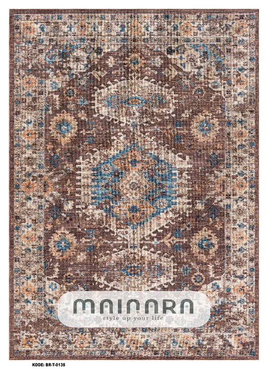 Karpet Tradisional (BR-T-0138) - Brown