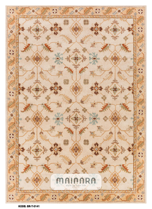 Karpet Tradisional (BR-T-0141) - Cream