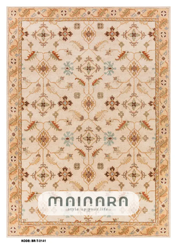 Karpet Tradisional (BR-T-0141) - Cream