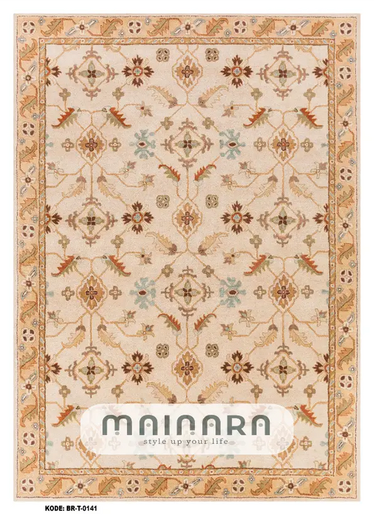 Karpet Tradisional (BR-T-0141) - Cream