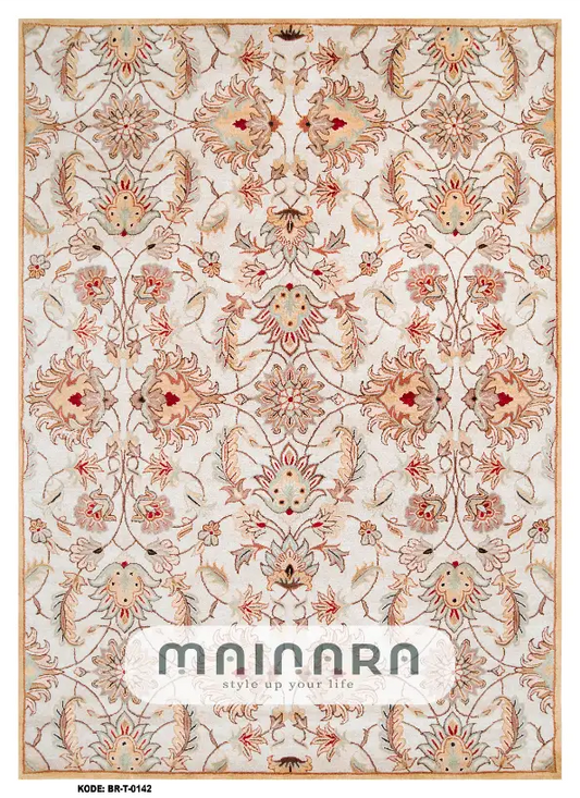 Karpet Tradisional (BR-T-0142) - Cream