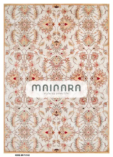 Karpet Tradisional (BR-T-0142) - Cream