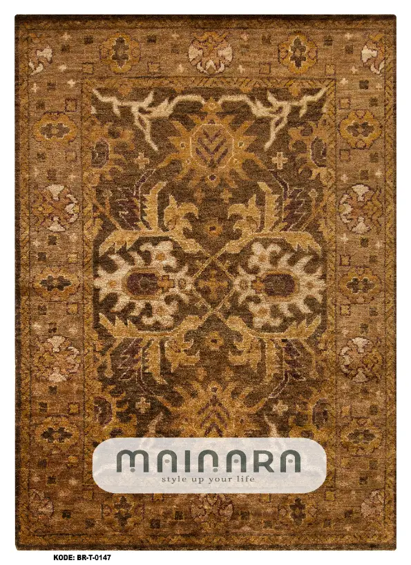 Karpet Tradisional (BR-T-0147) - Brown