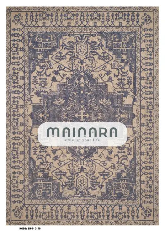 Karpet Tradisional (BR-T-0149) - Brown,Purple