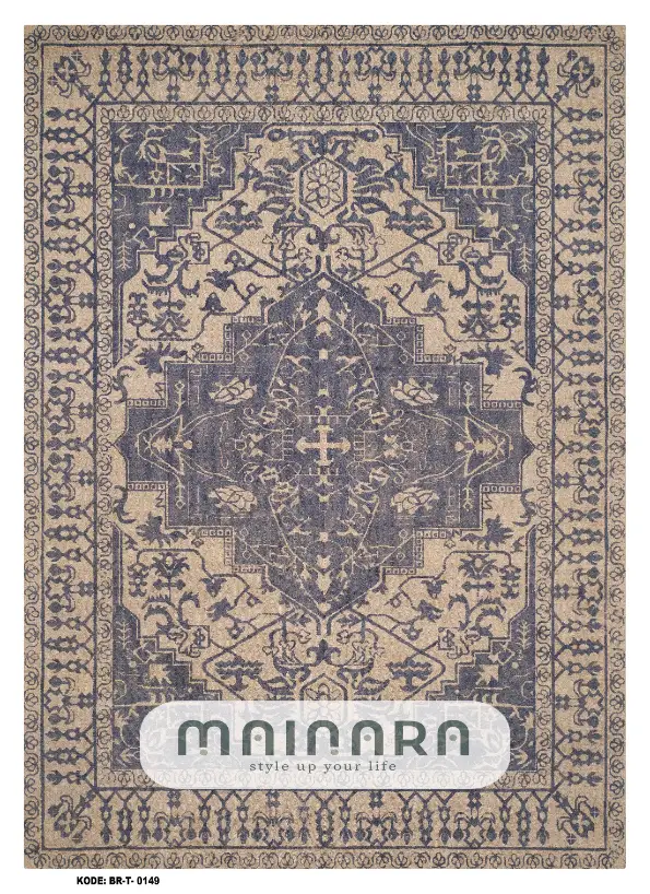 Karpet Tradisional (BR-T-0149) - Brown,Purple