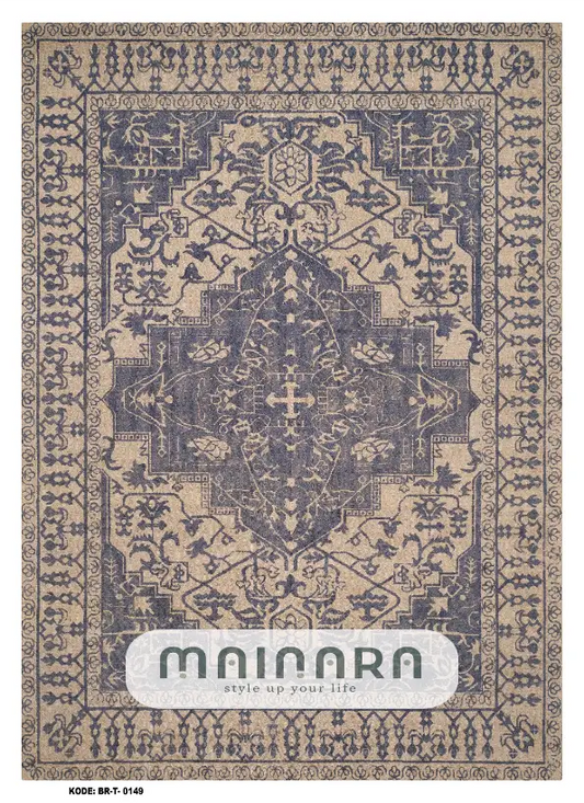 Karpet Tradisional (BR-T-0149) - Brown,Purple