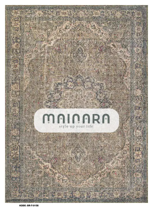 Karpet Tradisional (BR-T-0158) - Brown