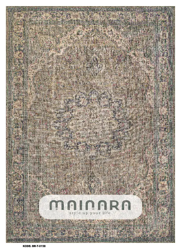 Karpet Tradisional (BR-T-0158) - Brown