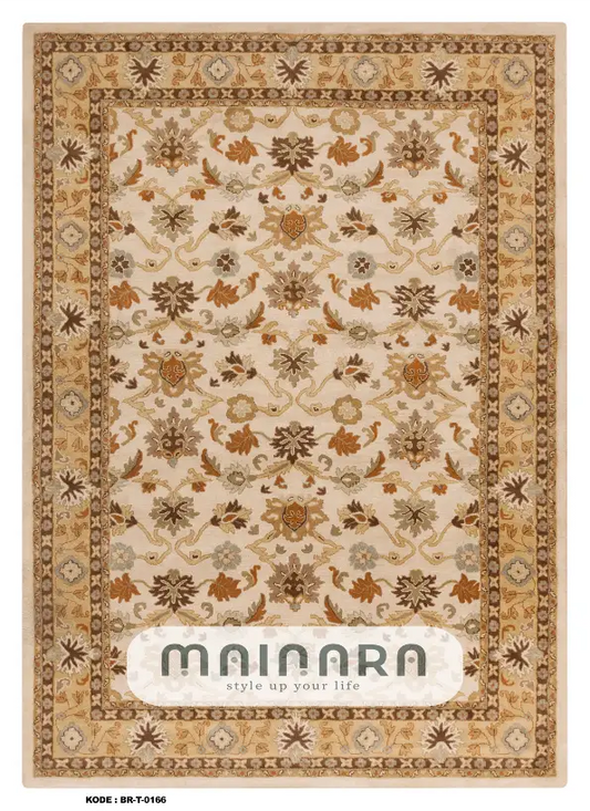 Karpet Tradisional (BR-T-0166) - Brown,Orange