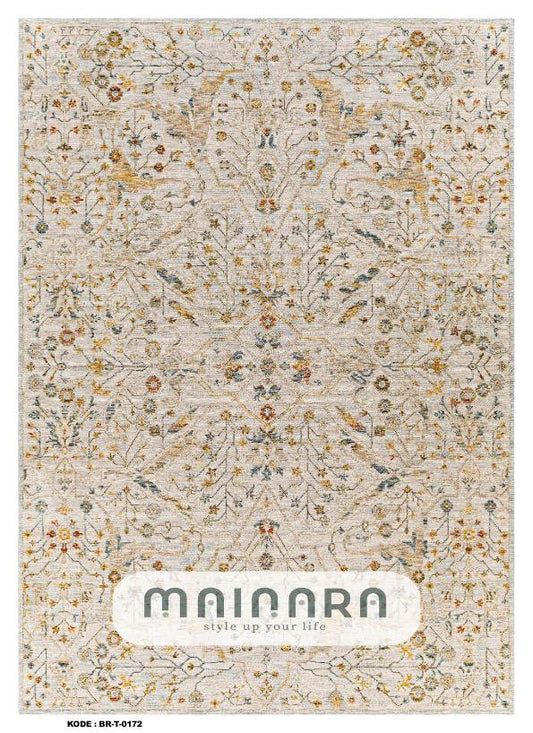Karpet Tradisional (BR-T-0172) - Cream,Gold