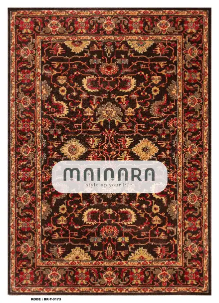 Karpet Tradisional (BR-T-0173) - Brown,Red