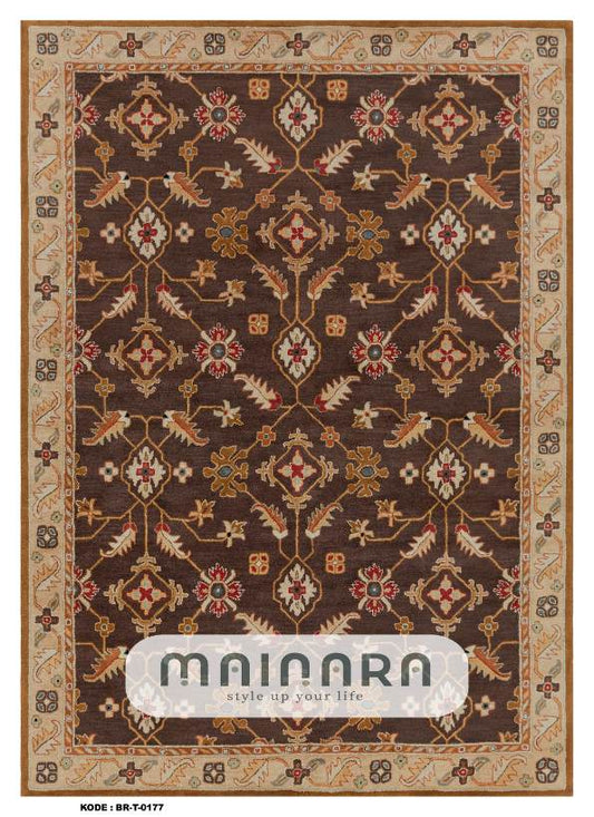 Karpet Tradisional (BR-T-0177) - Brown