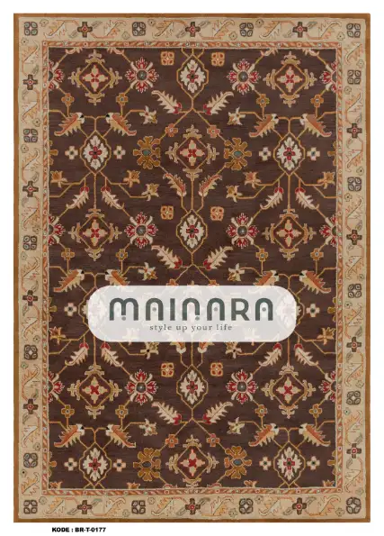 Karpet Tradisional (BR-T-0177) - Brown