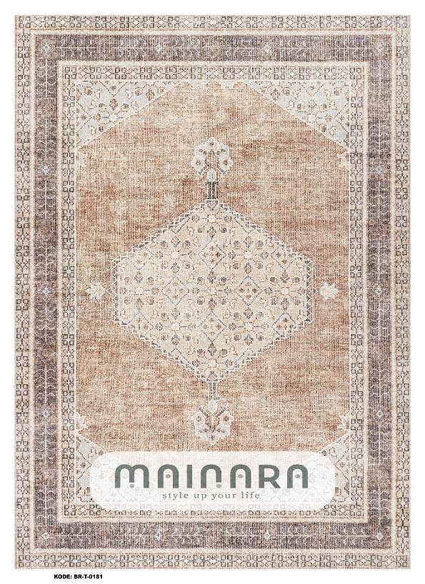 Karpet Tradisional (BR-T-0181) - Brown