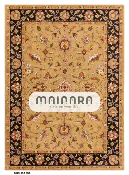Karpet Tradisional (BR-T-0195) - Brown,Orange