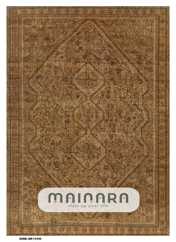 Karpet Tradisional (BR-T-0199) - Brown