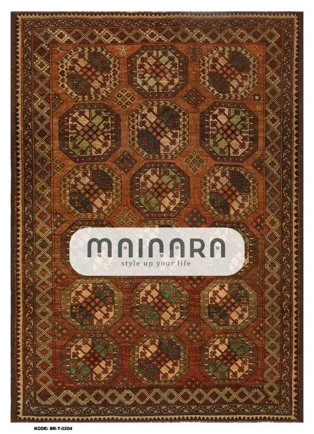 Karpet Tradisional (BR-T-0204) - Brown