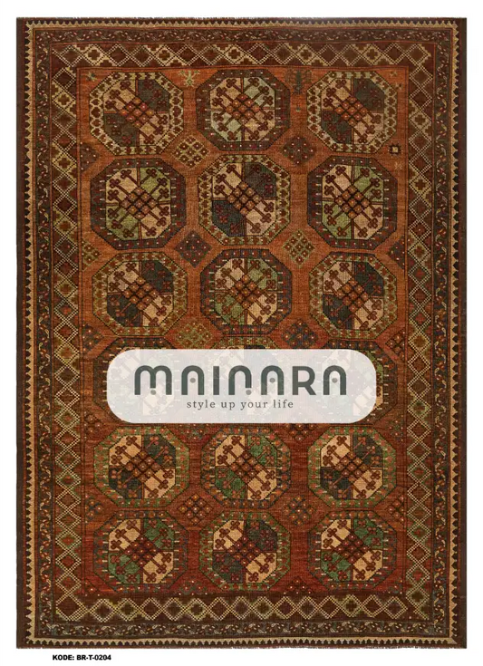 Karpet Tradisional (BR-T-0204) - Brown