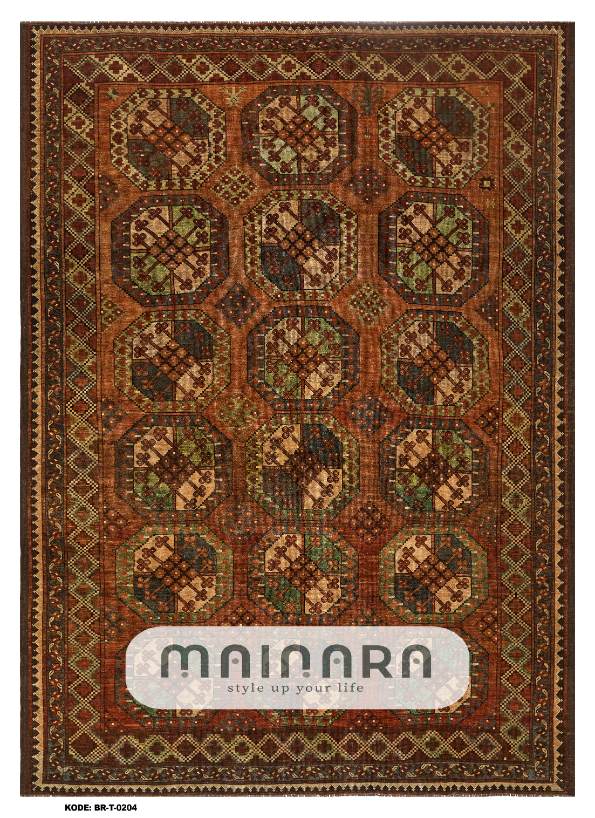 Karpet Tradisional (BR-T-0204) - Brown
