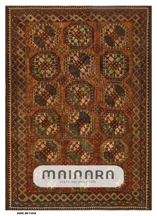 Karpet Tradisional (BR-T-0204) - Brown