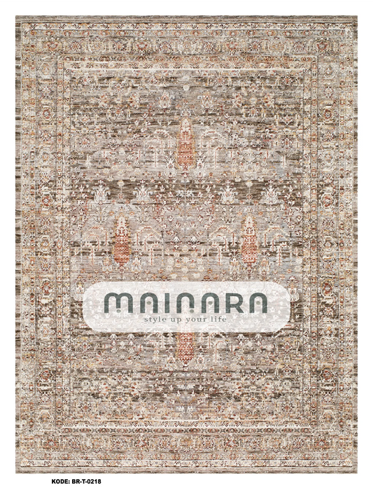 Karpet Tradisional (BR-T-0218) - Brown