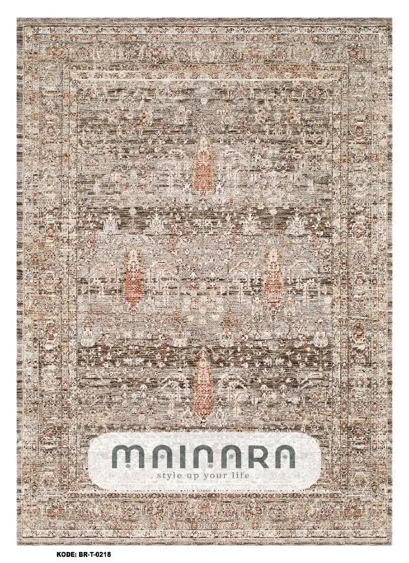Karpet Tradisional (BR-T-0218) - Brown