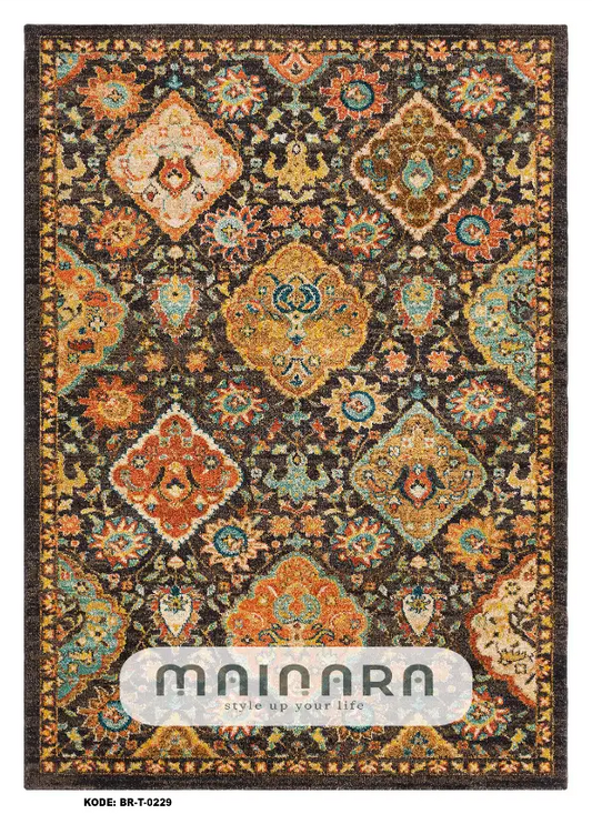 Karpet Tradisional (BR-T-0229) - Brown