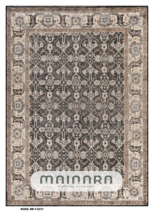 Karpet Tradisional (BR-T-0231) - Brown