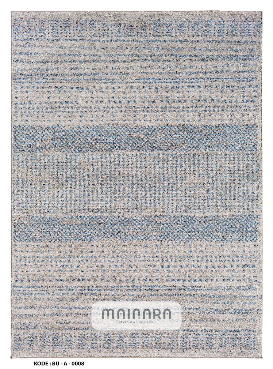 Karpet Abstrak (BU-A-0008) - Blue,Grey