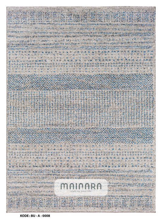 Karpet Abstrak (BU-A-0008) - Blue,Grey