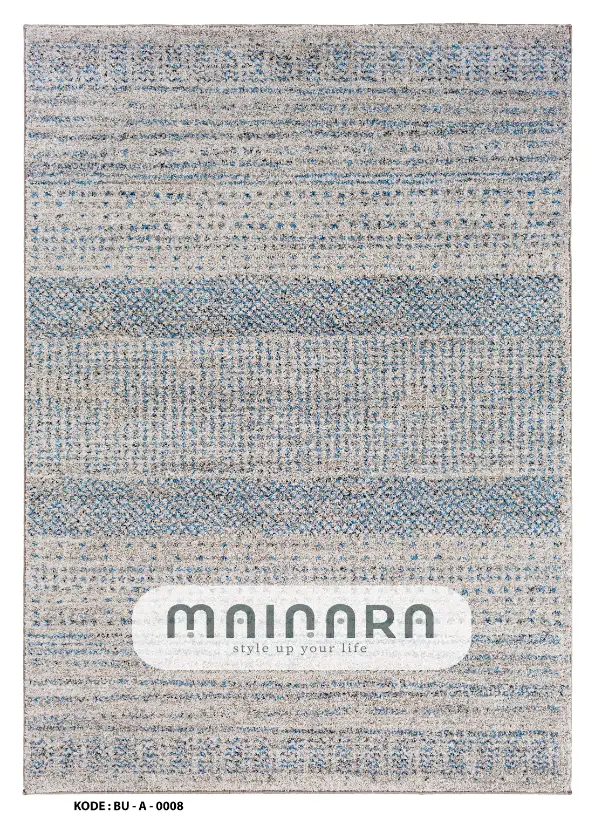 Karpet Abstrak (BU-A-0008) - Blue,Grey