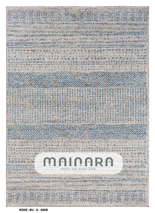 Karpet Abstrak (BU-A-0008) - Blue,Grey
